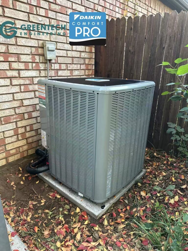 Daikin 17.2 SEER2 System Replacement in Colleyville, TX | High-Efficiency Upgrade 1 Daikin 17.2 SEER2 system replacement Colleyville TX – Greentech Engineering HVAC
