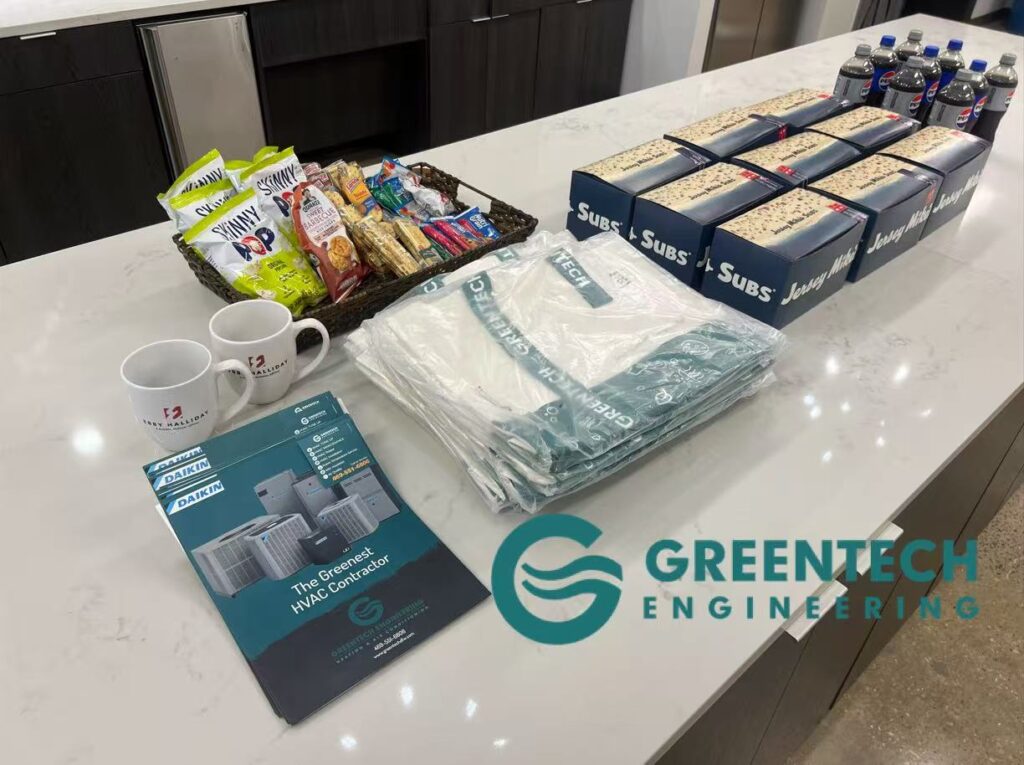 Greentech HVAC sponsoring lunch for Ebby Halliday EDGE Training Plano TX