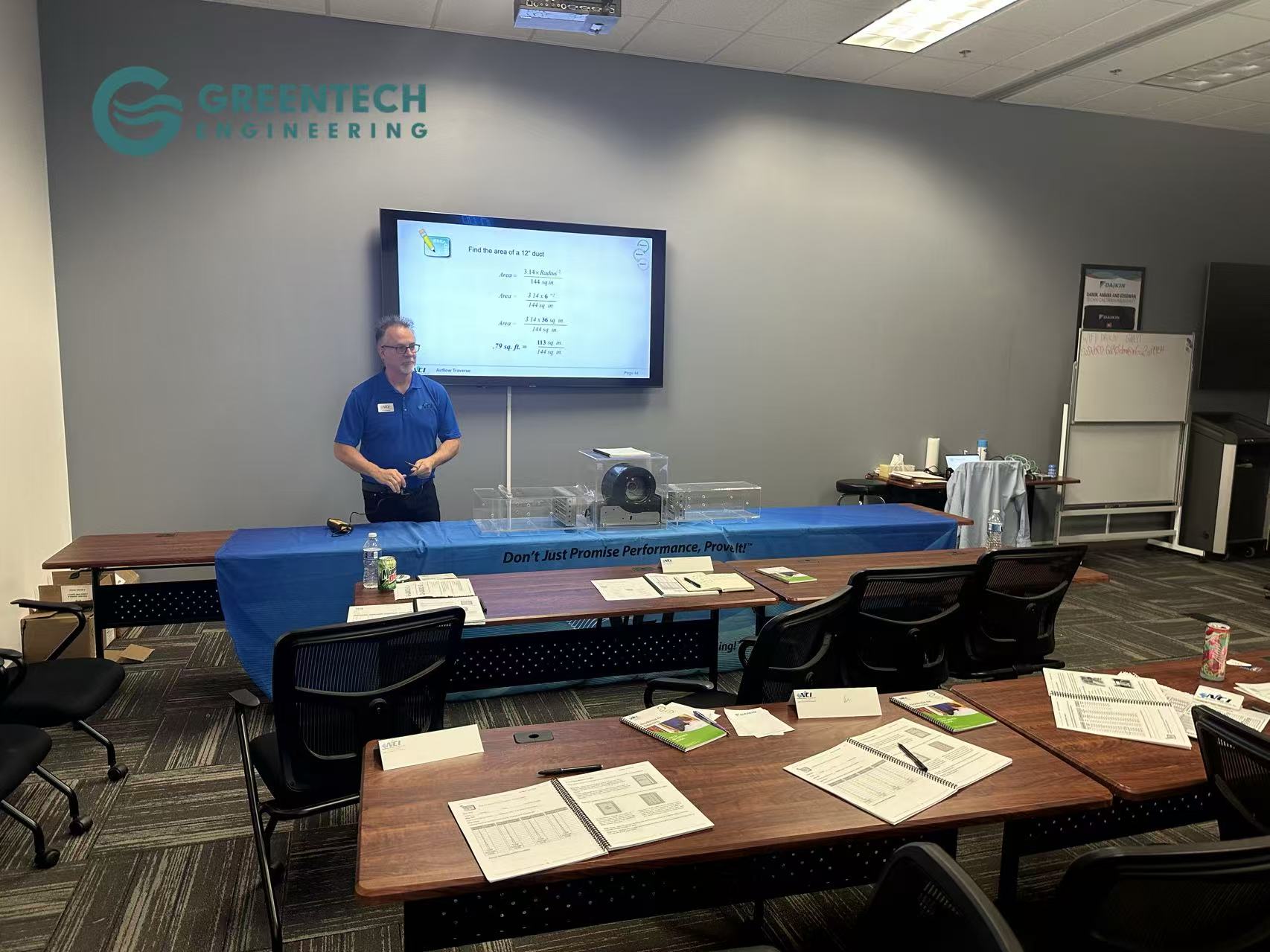 🌟 Raising the Bar for Home Comfort: Greentech Engineering Heating & Air Conditioning Completes NCI High-Performance HVAC Training in Texas 1 NCI Air Balancing Training in Texas – Greentech Engineering Heating & Air Conditioning