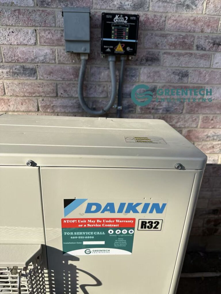 Kool Guard over under voltage protection on Daikin Fit outdoor unit in Sachse TX 75048